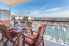 Apartamento en Empuriabrava - 0172-PORT GREC Apartamento con vista al canal y al mar