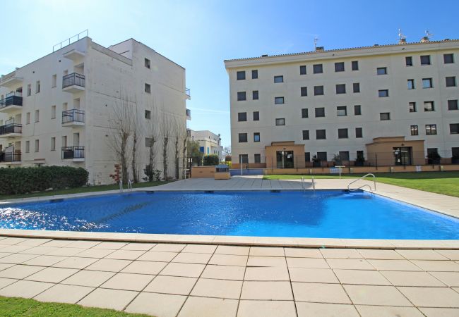 Apartament en Rosas / Roses - 8010-MIL.LENI Apartament amb piscina comunitària i pàrquing
