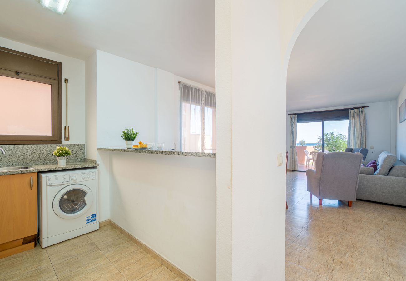 Ferienwohnung in Empuriabrava - 0087-MIRABLAU Appartement am Strand 