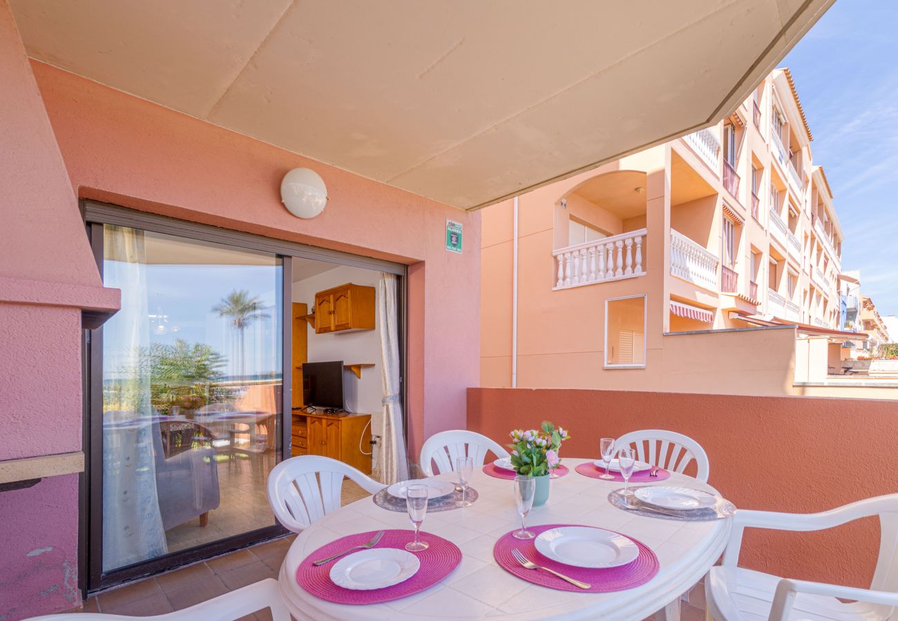 Ferienwohnung in Empuriabrava - 0087-MIRABLAU Appartement am Strand 