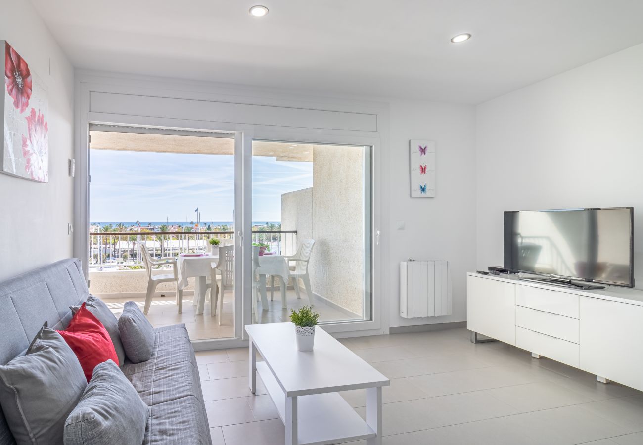 Ferienwohnung in Empuriabrava - 0175-PORT GREC Appartement mit WLAN, Kanal und Meerblick