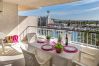 Apartment in Empuriabrava - 0175-PORT GREC Apartment with WIFI, canal and sea view