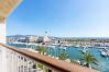 Appartement à Empuriabrava - 0161-PORT GREC Appartement avec WIFI, vue sur canal et mer