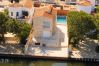 Villa à Empuriabrava - 0031-TER Maison au canal avec piscine, amarrage et studio
