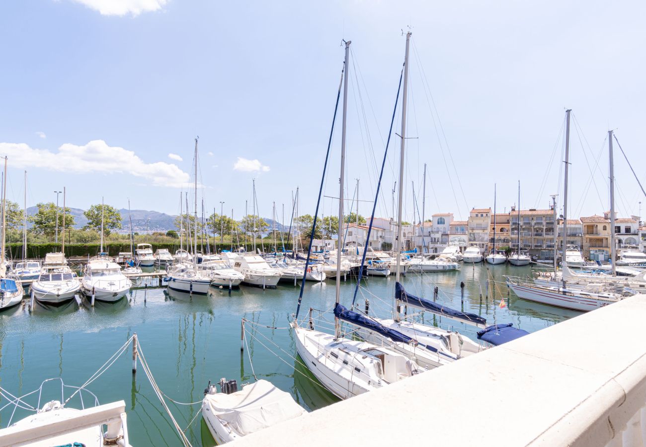 Appartement à Empuriabrava - 0131-PORT MOXO Appartement avec terrasse et vue sur le canal