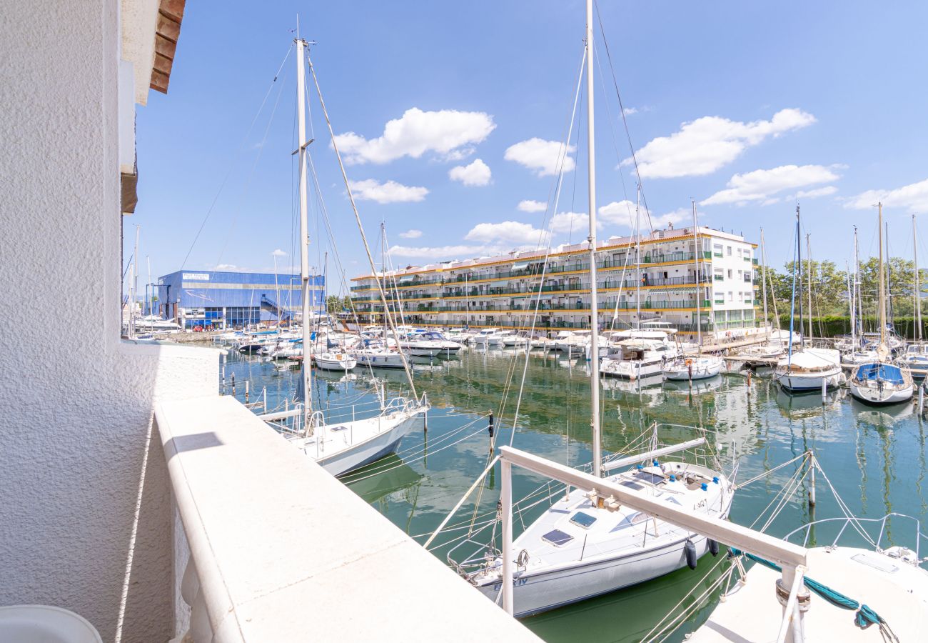 Appartement à Empuriabrava - 0131-PORT MOXO Appartement avec terrasse et vue sur le canal