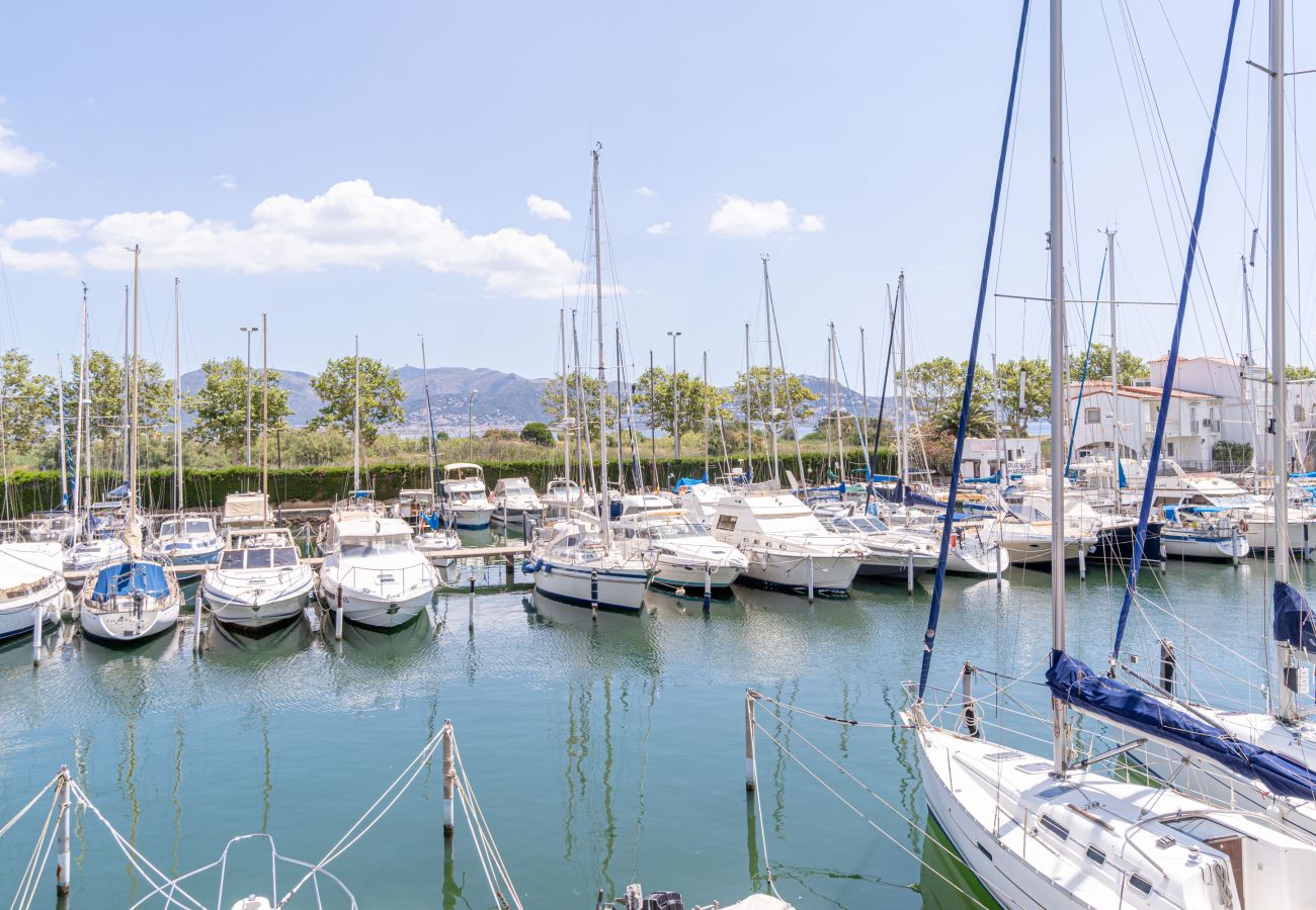 Appartement à Empuriabrava - 0131-PORT MOXO Appartement avec terrasse et vue sur le canal